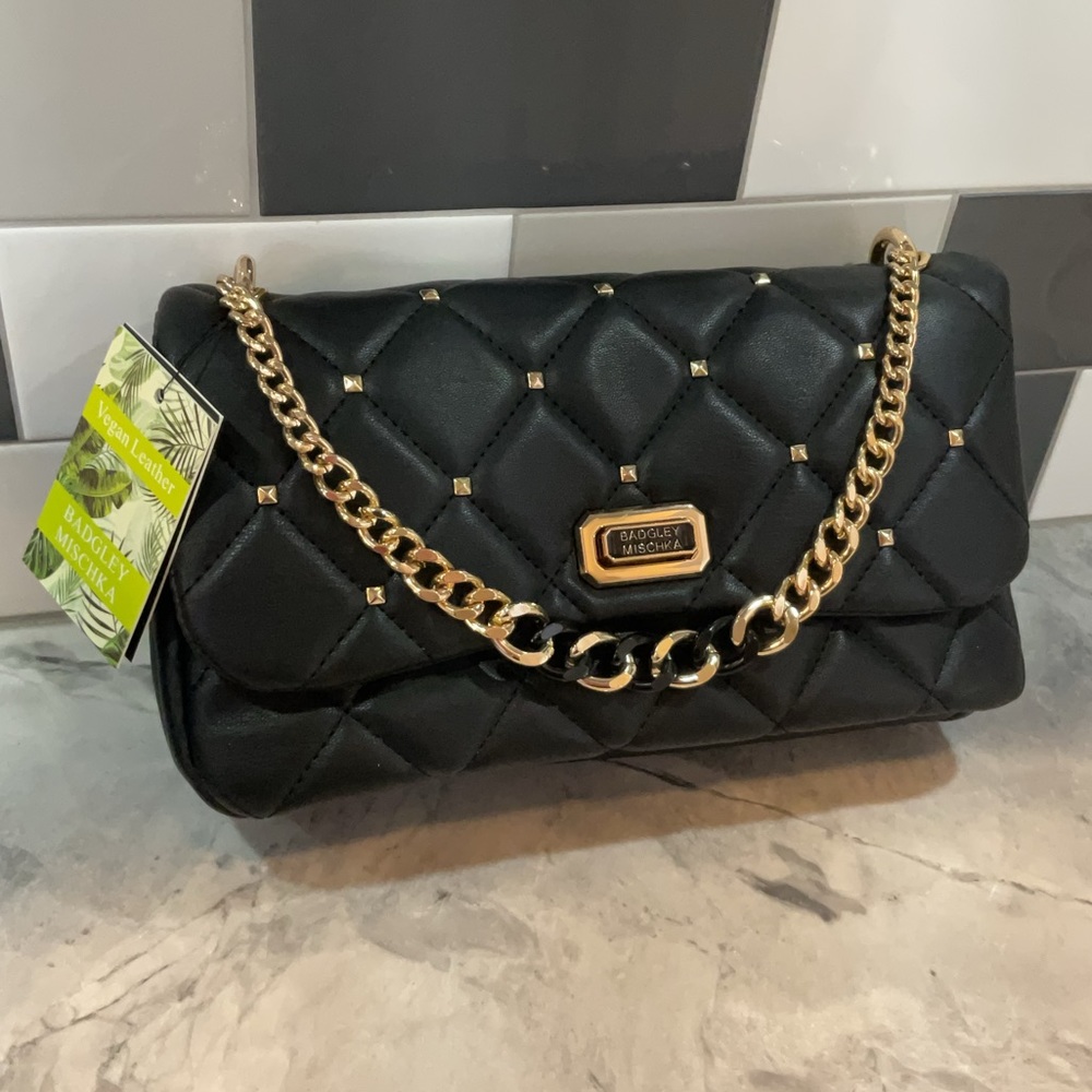 NWT Badgley Mischka studded bag